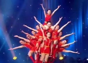 杂技表演《自行车技》