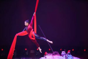 2020年技惊四座杂技《木兰归-绸吊》