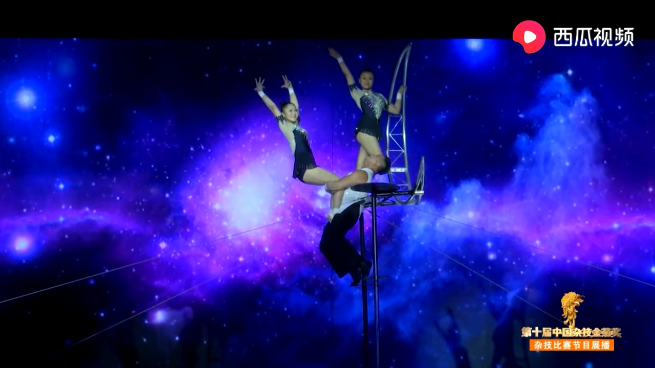 第十届中国杂技金菊奖全国杂技比赛《悬空飞人》