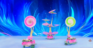 2024年央视新春特别节目杂技蹬伞《春满人间》